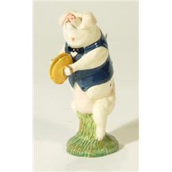 Hand painted Beswick 'Andrew Pig' playing …