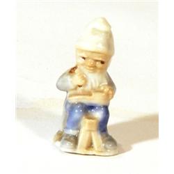 Hand painted Wade leprechaun cobber, paper…