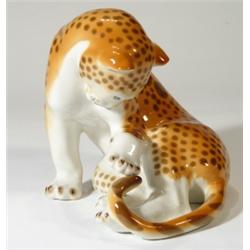 Large hand painted Russian leopard, printe…