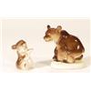 Image 1 : Hand painted USSR brown bear on a base and…