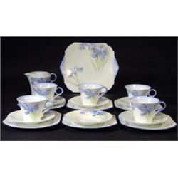 Shelley Art Deco part tea service with loo…