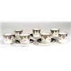 Image 1 : Seven Victorian Coalport cups and five sau…