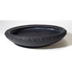 Wedgwood black basalt bowl, relief moulded…