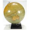 Image 1 : 1930's Globe on a black plastic base, 58cm…