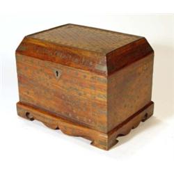 Indian hardwood jewellery box with lift ou…