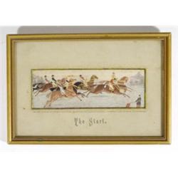 Rectangular gilt framed Stevenograph, 'The…