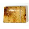 Image 1 : Blonde tortoiseshell card case with hinged…