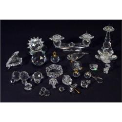 Quantity of Swarovski crystal animals incl…