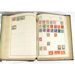 Two stamp albums containing assortment of …