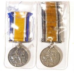 Two World War I military 1914-18 War Medal…