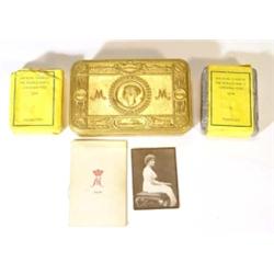 Military brass World War I Mary box contai…