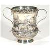 Image 1 : Victorian twin handled silver trophy embos…