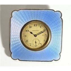 Sterling silver and blue enamel Bentima al…