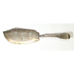 Georgian pierced silver fish slice, W.E.W.…