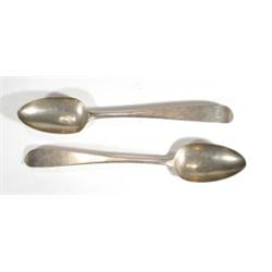 Pair of Irish silver tablespoons,…