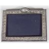 Image 1 : Modern rectangular silver photo frame with…