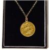 Image 1 : 1911 gold sovereign on a chain…