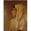 Image 1 : B Fitz / 93- Framed oil on canvas portrait…