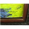 Image 2 : FRAMED ORIGINAL OIL PAINTING OF SAILBOATS ON LAKE BY M. GOYER (2008)