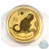 Image 1 : Australia; Perth Mint 2016 1oz Year of the Monkey Pure gold coin issued by the Perth Mint, Australia