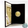 Canada 1995 Canada $100 275th Anniversary of Louisburg 14k Gold Coin in Original Display Case with C