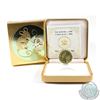 Canada 2008 $150 18K Gold Hologram Year of the Rat in Original Mint Packaging. Coin contains 0.2850 