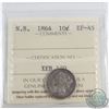 New Brunswick 10-cent 1864 ICCS Certified EF-45