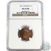 Image 1 : 1-cent 1921 NGC Certified MS-64 Red & Brown