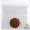 Image 2 : 1-cent 1921 ICCS Certified MS-63 Red. Nice consistant and even red throughout.