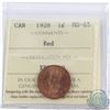 Image 1 : 1-cent 1928 ICCS Certified MS-65 Red. Tied for the highest grade by ICCS. Vibrant 100% full red coin