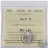 5-cent 1902H Small H ICCS Certified AU-55