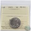 5-cent 1923 ICCS Certified MS-63