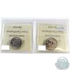 Image 2 : 5-cent 1937 & 1940 ICCS Certified MS-64. 2pcs