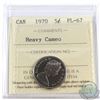 Image 1 : 5-cent 1970 ICCS Certified PL-67 Heavy Cameo