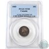 Image 1 : 10-cent 1885 Obverse 4 PCGS Certified VF-30