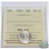 10-cent 1940 ICCS Certified MS-64