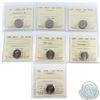 Image 1 : 10-cent 1998W NBU, 2001P, 2002P, 2003P, 2006 RCM Logo, 2007 Straight 7 & 2008 ICCS Certified MS-66. 