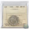 25-cent 1900 ICCS Certified EF-45