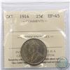 25-cent 1914 ICCS Certified EF-45