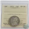25-cent 1915 ICCS Certified VF-30