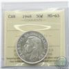 Image 1 : 50-cent 1948 ICCS Certified MS-63. *Key Date*