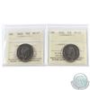 50-cent 2015 & 2016 ICCS Certified MS-67. Both coins tied for finest known. 2pcs