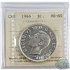 Image 1 : Silver $1 1946 ICCS Certified MS-60