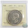 Image 1 : Silver $1 1947 Pointed 7 with Dot ICCS Certified AU-50