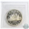 Image 2 : Silver $1 1966 LgeBds ICCS Certified MS-65. A Very choice coin with soft silky fields.