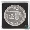 Image 1 : 1867-1967-2017 Leaf & Anchor Counter-Stamped Silver Dollar Commemorating the 150th Anniversary of Ca