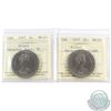 Image 1 : Nickel $1 1977 Detached Jewel SWL & Detached Jewel WL ICCS Certified MS-65. 2pcs
