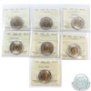 Image 1 : $2 1996, 1997, 1999 Nunavut, 2000 Knowledge, 2002, 2005 & 2006 ICCS Certified MS-65. 7pcs