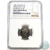 Image 1 : Wrong Planchet Error 5-cent 1981 Canada struck on 10-cent planchet (2.7 gram) Mint Error NGC Certifi