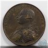 1760 Accession of George III Oct. XXV MDCCLX Felicitas Britanniae Bronze medal by T. Pingo. 40mm in 